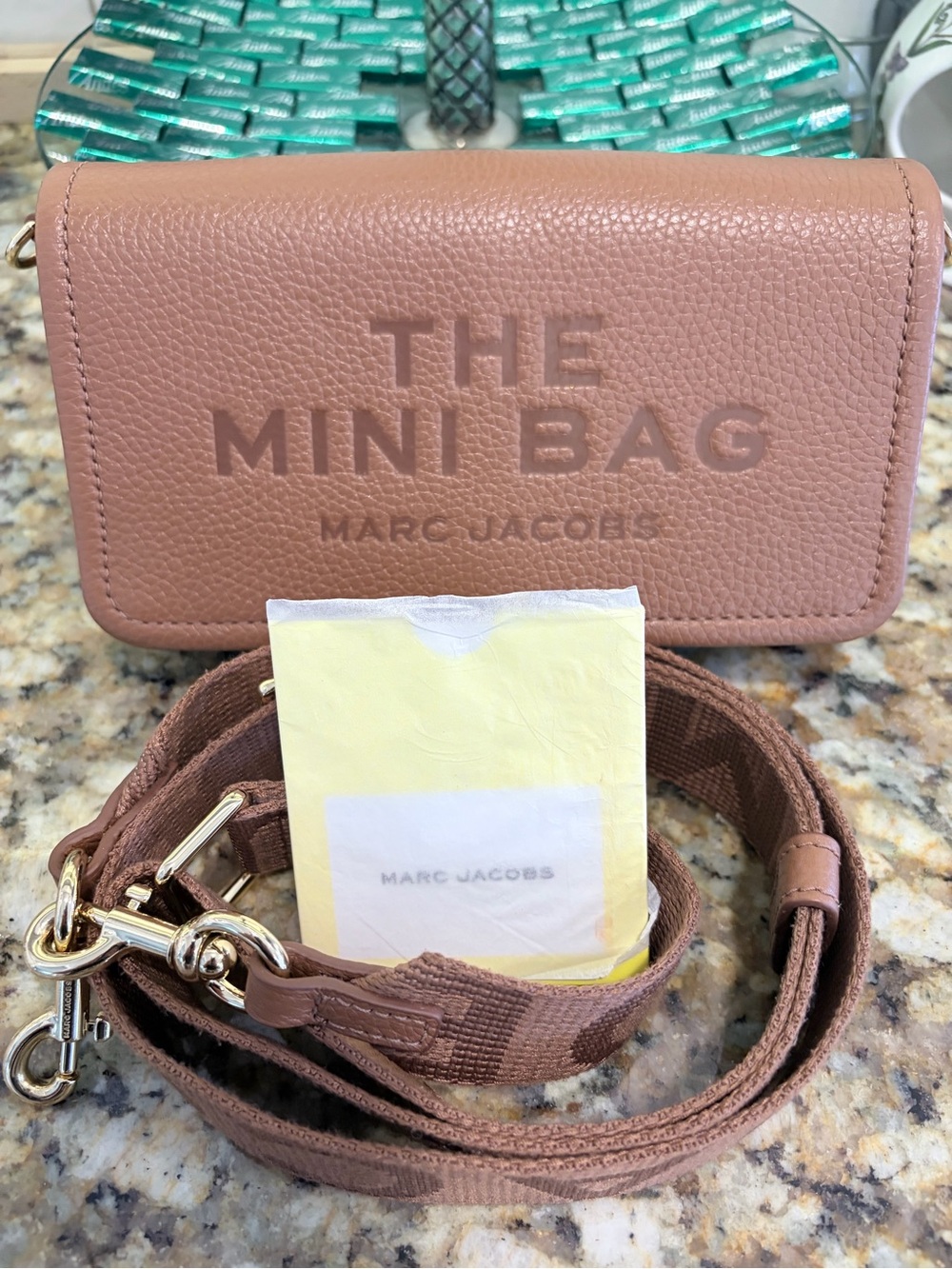 Marc Jacobs Women's The Leather Mini Bag - Gold Hardware with Dust Bag Inclusion - Picture 2 of 12
